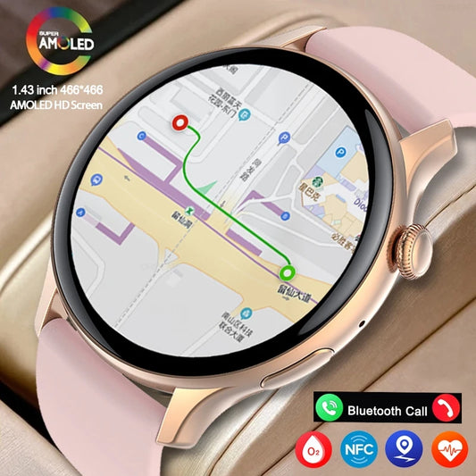 2024 True AMOLED Smart Watch Ladies Screen Always