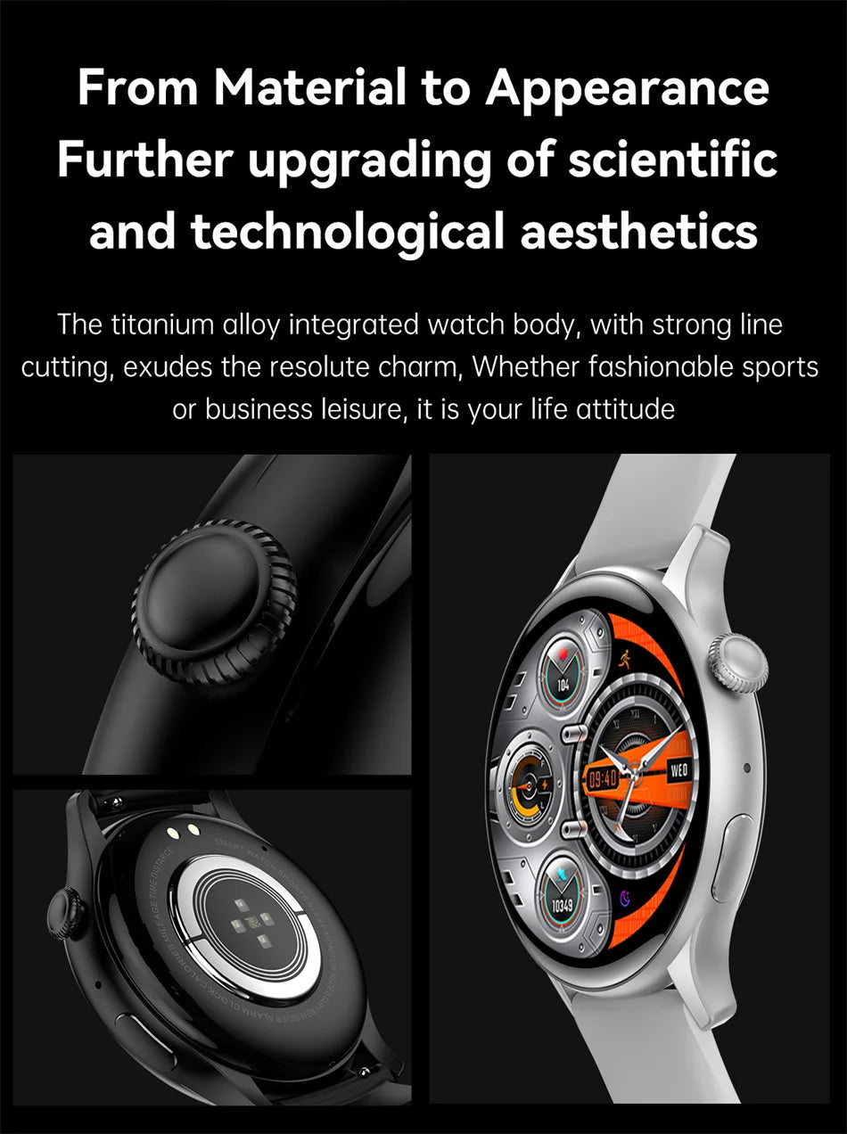 2024 True AMOLED Smart Watch Ladies Screen Always