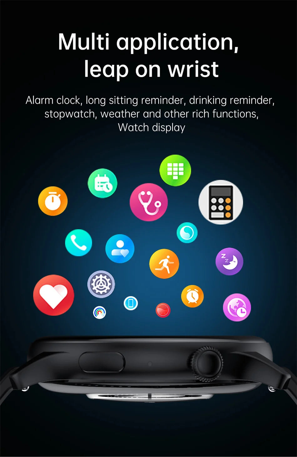 2024 True AMOLED Smart Watch Ladies Screen Always