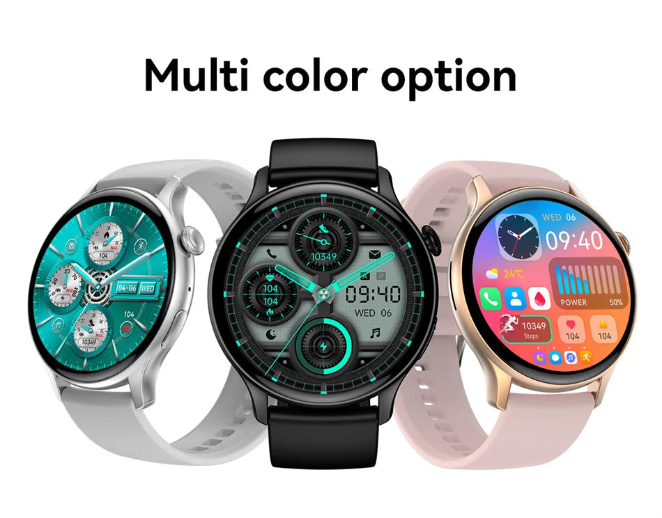 2024 True AMOLED Smart Watch Ladies Screen Always